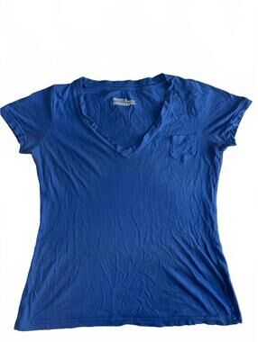 Mossimo Supply Co. Boyfriend Tee Blue V-Neck T-Shirt Size M